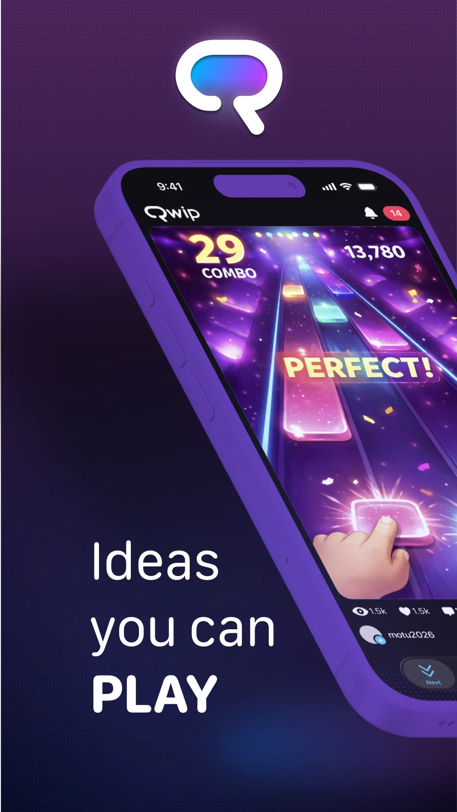 Qwip - Ideas you can play screenshot